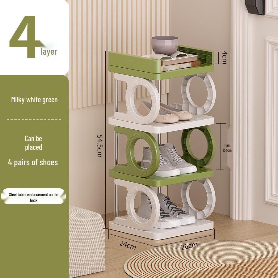 Compact Student Dorm Shoe Rack - Space-Saving Entryway Shoe Storage