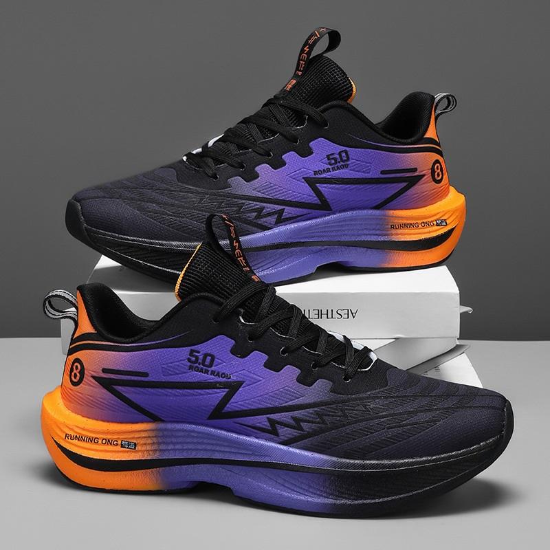 Niskie Buty do Biegania Sznurowane Lekkie Oddychające Sportowe Trampki