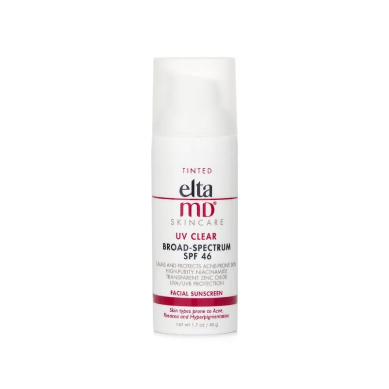 

EltaMD UV Clear Facial Sunscreen SF 46 Tinted for Redness and Excessive Skin, 48g