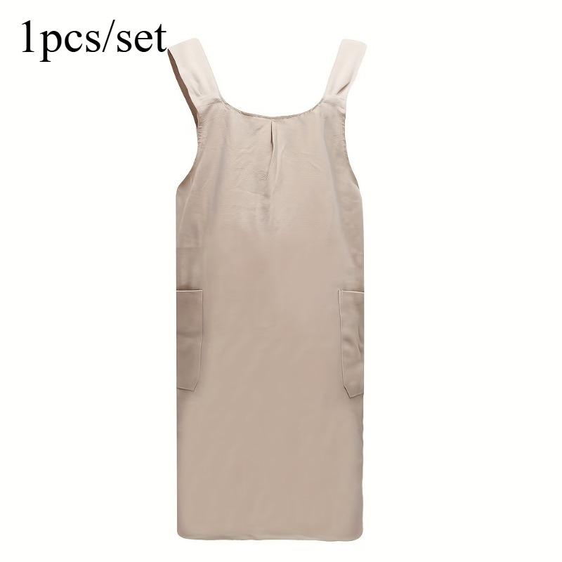 1 ks Bavlněná lněná zástěra Dámská Retro s květinovým potiskem Pohodlná halena pro domov Kuchyň Květinářství Domácí potřeby