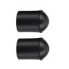 2pcs Double Bass Endpin Rubber Tip Stopper Black Protector End Cap Accessory