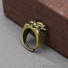 Brass Pixiu Rings Collection Accessories Figurines Copper Adjustable Ring Gifts