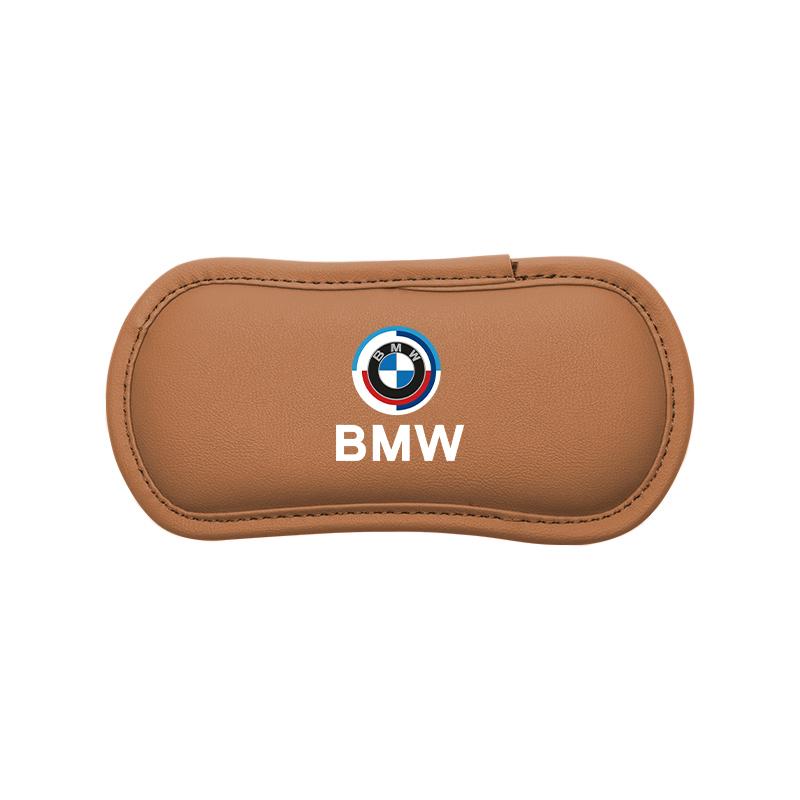BBIG5 Car Interior Leg Knee Rest Pads Leather Cushion Valve Cap Auto Sticker For BMW X1 X2 X3 X5 X4 X6 X7 iX3 F20 F10 F07 E70 E46 E90