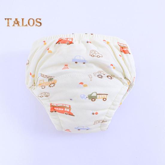 6Pcs Potty Training Underwear Breathable Baby Diapers Leak-proof Toilet Training Pants Adjustable Elastic Bands Toddler Pee Pants