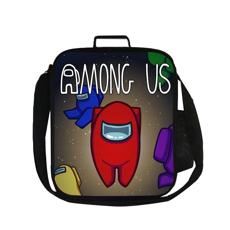 Among Us Space Werewolf Insulation Meal Bag Ice Cube Cartoon Lunch Insulation Bag Outdoor Picnic Ice Bag