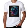 Astronaut Cat In Space Tshirt Plus Size Solid Color Tshirt