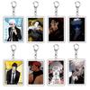 Layered Jujutsu Kaisen Acrylic Keychain, Gojo Geto Toji Anime Bag Pendant Accessories