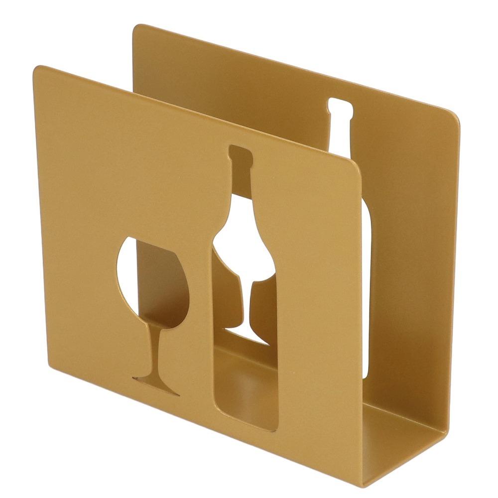 2PCS Freestanding Design Napkin Holder Stainless Steel Table Napkin Holder Restaurant Use