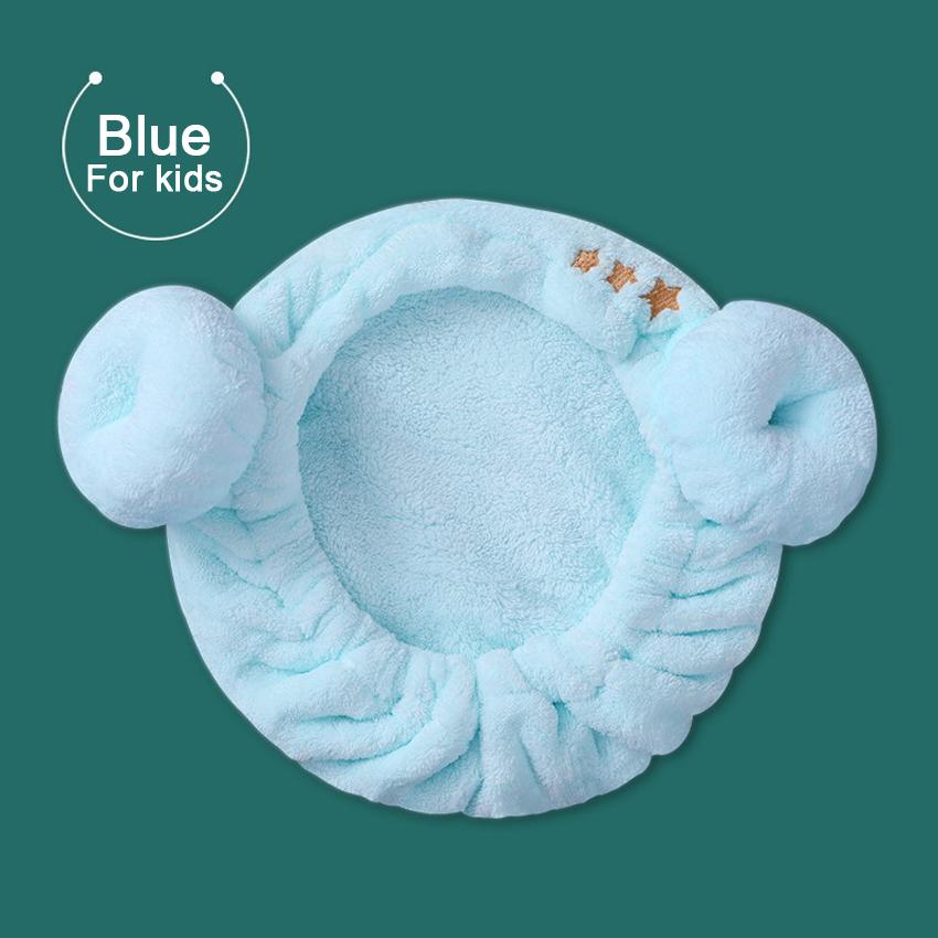 

Сухая шапочка для волос из кораллового флиса, роговая шапка, супер впитывающее быстросохнущее полотенце для волос для детей и взрослых, длинная шапочка для волос, милая шапочка для душа