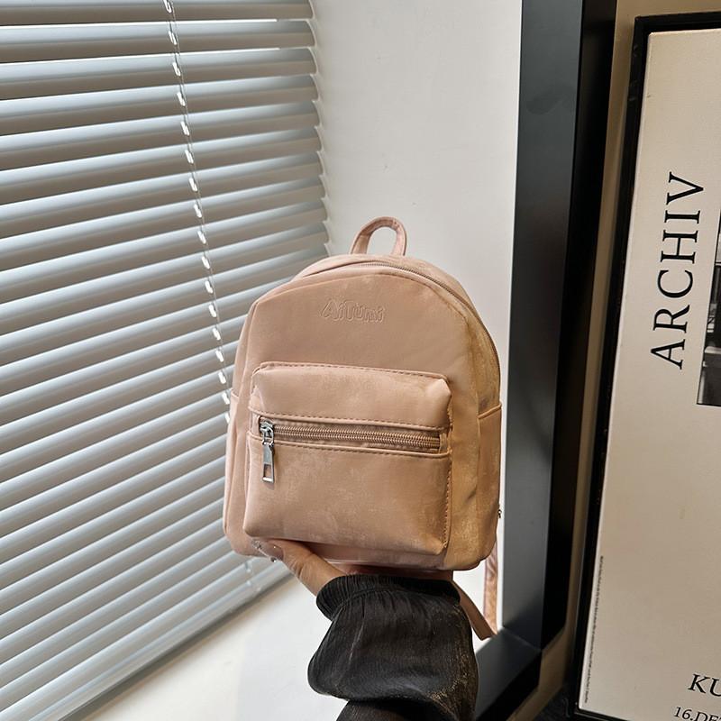 Pu Material Student Mini Backpack For Daily Commuting And Travel With Durable Wearresistant Design