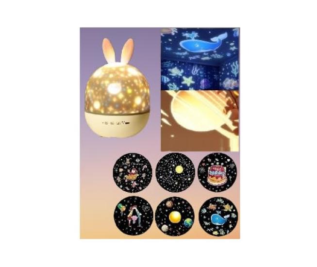 

Aurora Light Planetarium USB Powered Dream Switch Included Home Use Professional 6 Types of Projection Film 8 Melodies Conversion Automatic Timer