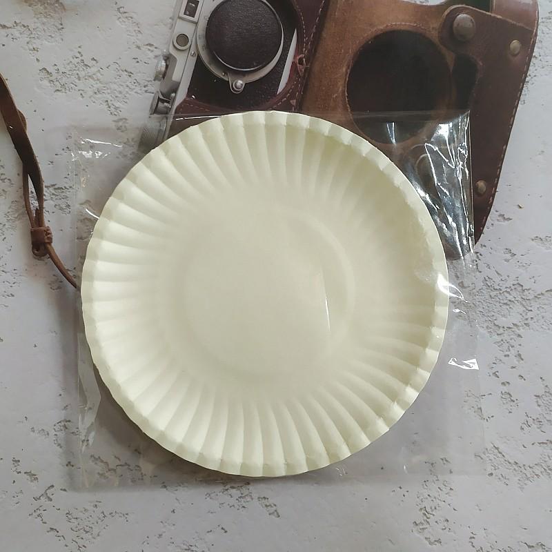 Kindergarten Handmade Disposable Paper Plates: Round & Rectangular for BBQ, Cakes, Bread, and Painting.