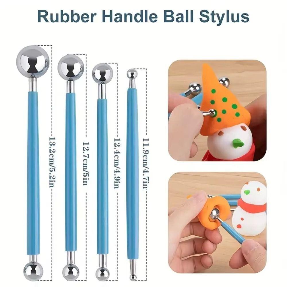 25Pcs Practical DIY Ceramics Clay Tools Set Handmade Art Craft Wax Carving Tool Kit Molding Tools Complete Set