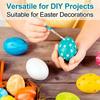 100/10pcs Foam Easter Eggs 6cm Fake Eggs Handmade DIY Color Painting Crafts Kids Toys Easter Party Decoration Supplies Wholesale