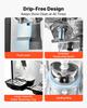 Commercial Beverage Dispenser 2 Tanks 18 L / 19 QT Per Tank, Stainless Steel Juice Dispenser, Ice Tea Drink Machine with 7 to 12 Cooling Temperature,