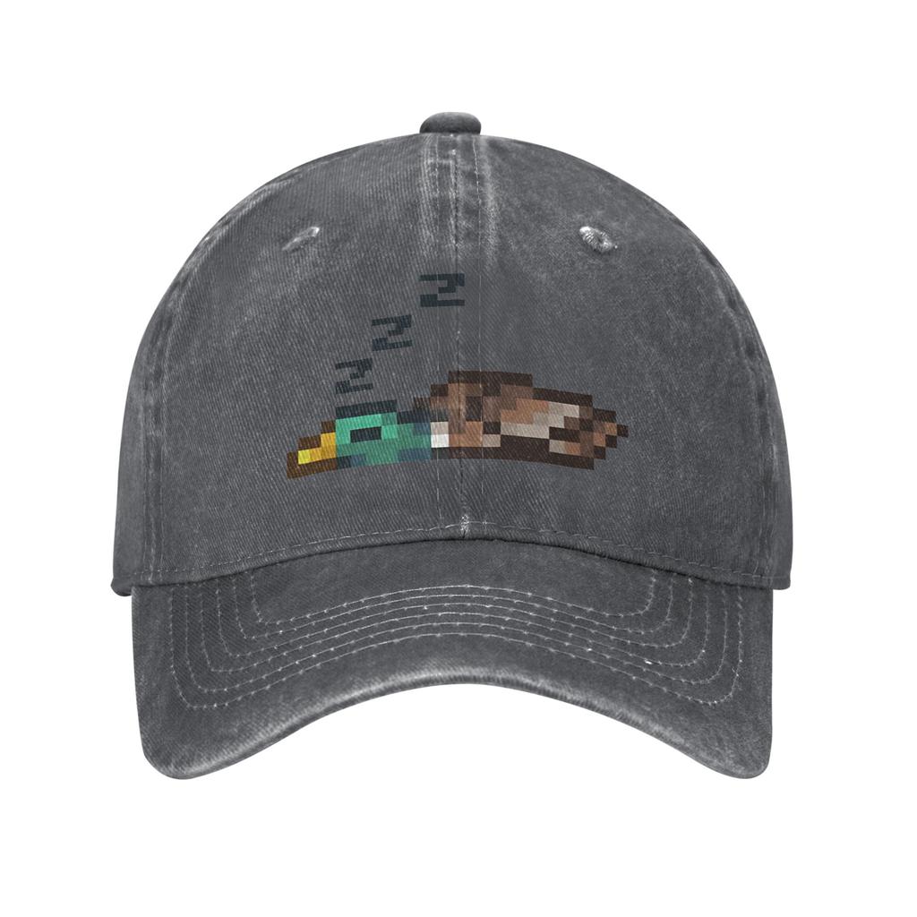 Summer Terraria Game Baseball Cap Sun Sun-Proof Custom Logo Washed Trucker Hat Men Women Trendy Outdoor Sport Baseball Caps