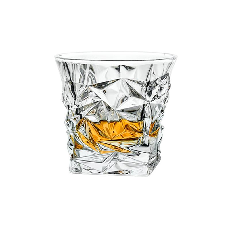 HeY LiLac 285ml Lead-free Crystal glass English Whiskey Cup Round mouth and square bottom cup 201-300ml прозрачный