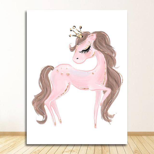 Baby Room Decor Living Room Decoration Wall Pictures Dancing Girl Canvas Paintings For Children Nursery Posters And Prints