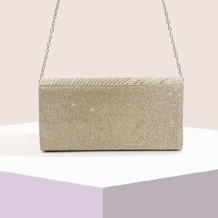 Clutch Purses Sparkling Party Handbag Glitter Party Wedding Handbag with Chain