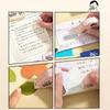 4pcs Dots Liner Glue Tape Cartoon Design Mini Portable Safe Use Double-side Adhesive for Album Diary School