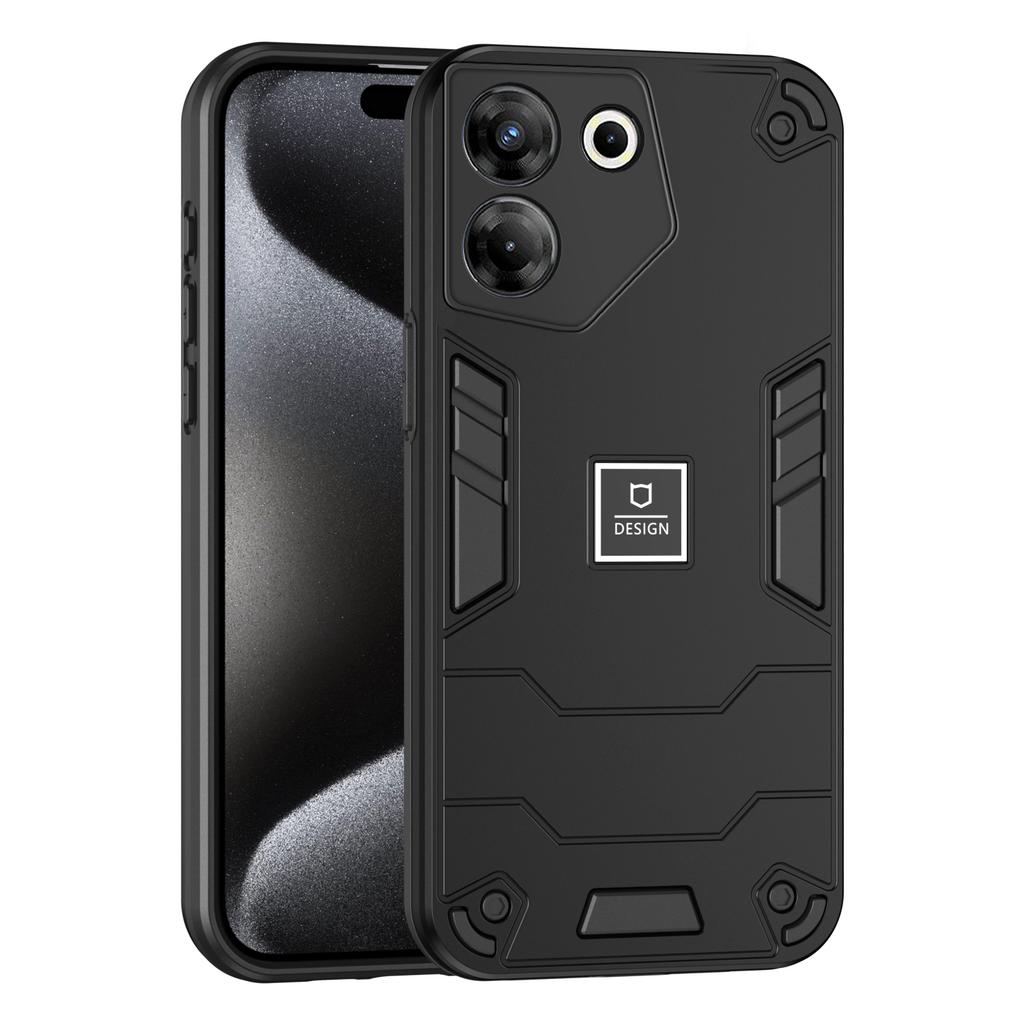 2 In 1 Armor Shockproof Phone Case For TECNO CAMON 20 19 PRO 4G 19Pro 5G 19Neo Soft TPU Frame Hard Plastic Protective Back Cover