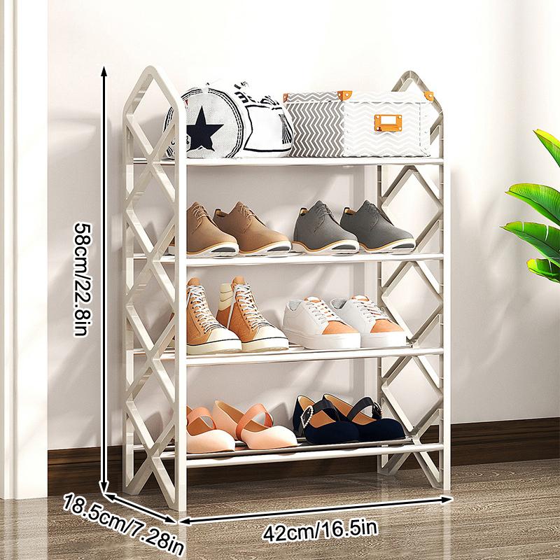 16 Arten von einfachem Spleißen von Schuhregalen, platzsparendes Lagerregal für Zuhause, Anzeige verschiedener Schuhe, mehrschichtiges Lagerregal für das Wohnzimmer
