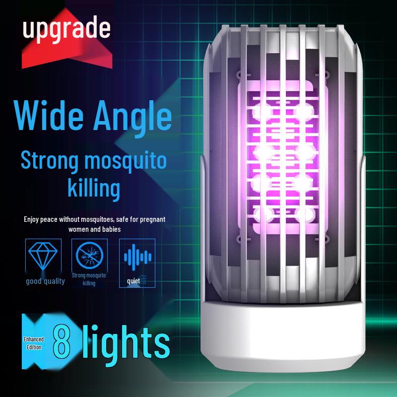 Portable Solar-Powered Electric Mosquito Killer Lamp for Indoor & Outdoor Use