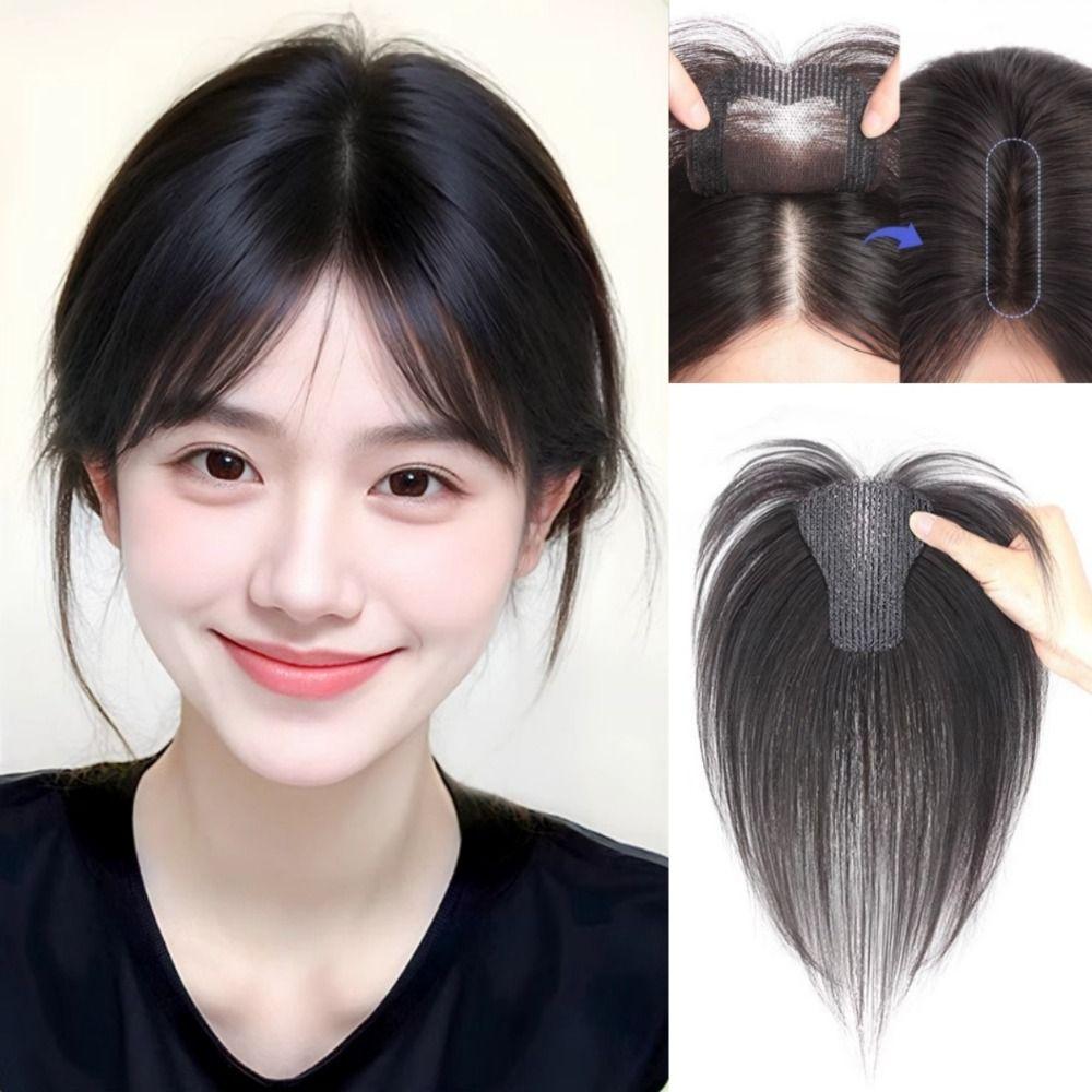 Middle Part Synthetic Hair Bangs Hair Extensions Fringe Hair Pieces Increase Hair Volume