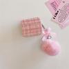 Lace Cloth Pattern for AirPods 1 Protective Case Pro1 Apple Bluetooth 1/1/1 Generation Earphone Case Plush Pendant