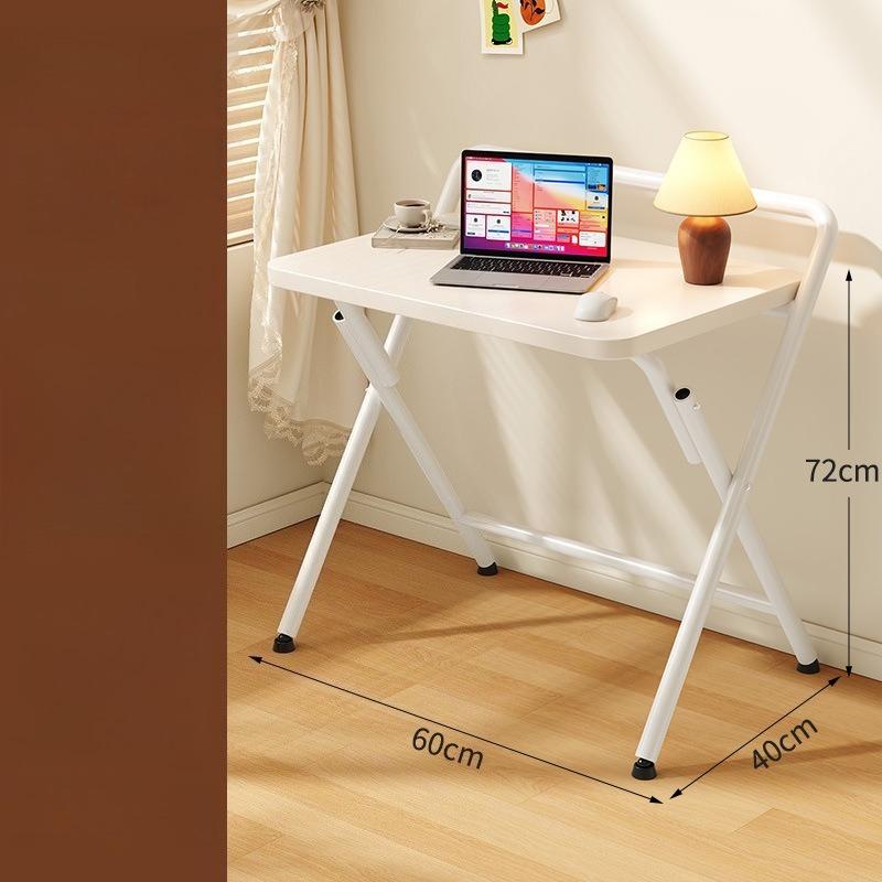 Small Sized Foldable Desk for Students, Home Computer Desk, Bedroom, Bedside, Simple Office Desk, Large Load-bearing Capacity белый