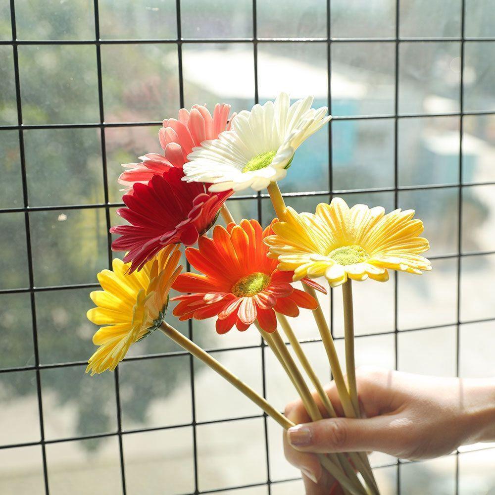 Decoration Fake Flowers Artificial Gerbera Artificial Flowers Fake Sunflower
