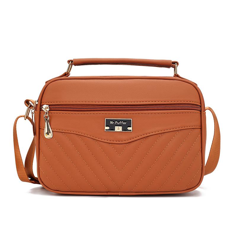 Hot Sale Retro Popular Women's Bag Fashion Mobile Phone Key Crossbody Bag Premium Large Capacity Soft Leather Single