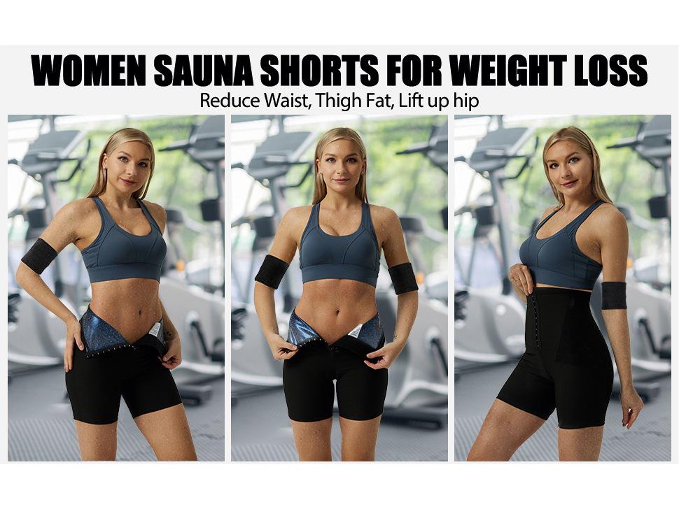 Women's High-Waist Shaping Sweat-Enhancing Yoga Leggings: Hip Lift, Tummy Control, Sauna Effect