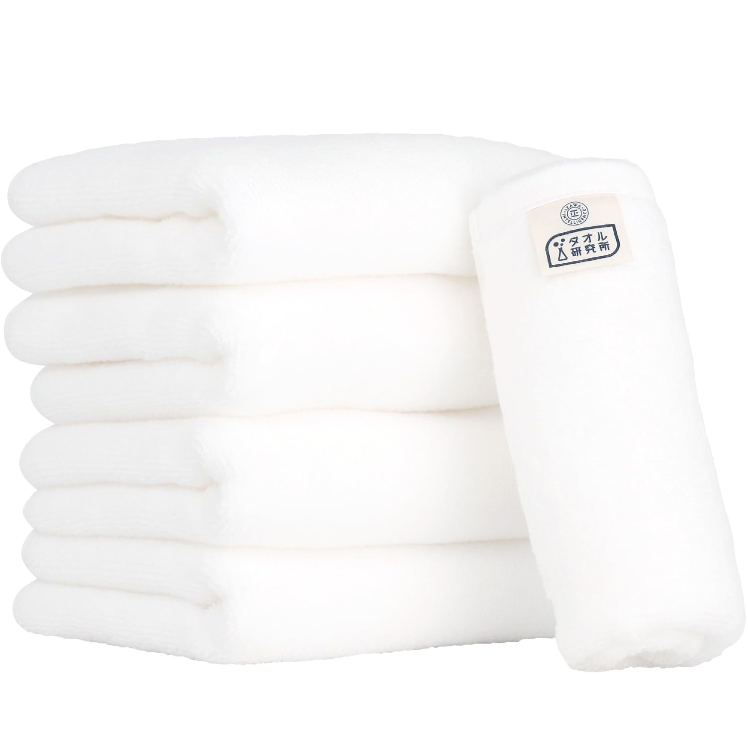 

Towel Laboratory Face Fast JapanTechnology [Air Softness] #027 Towels, White, 5-Piece Set, Fluffy, Soft, Medium-Weight, Volume, Lightweight, No-Twist