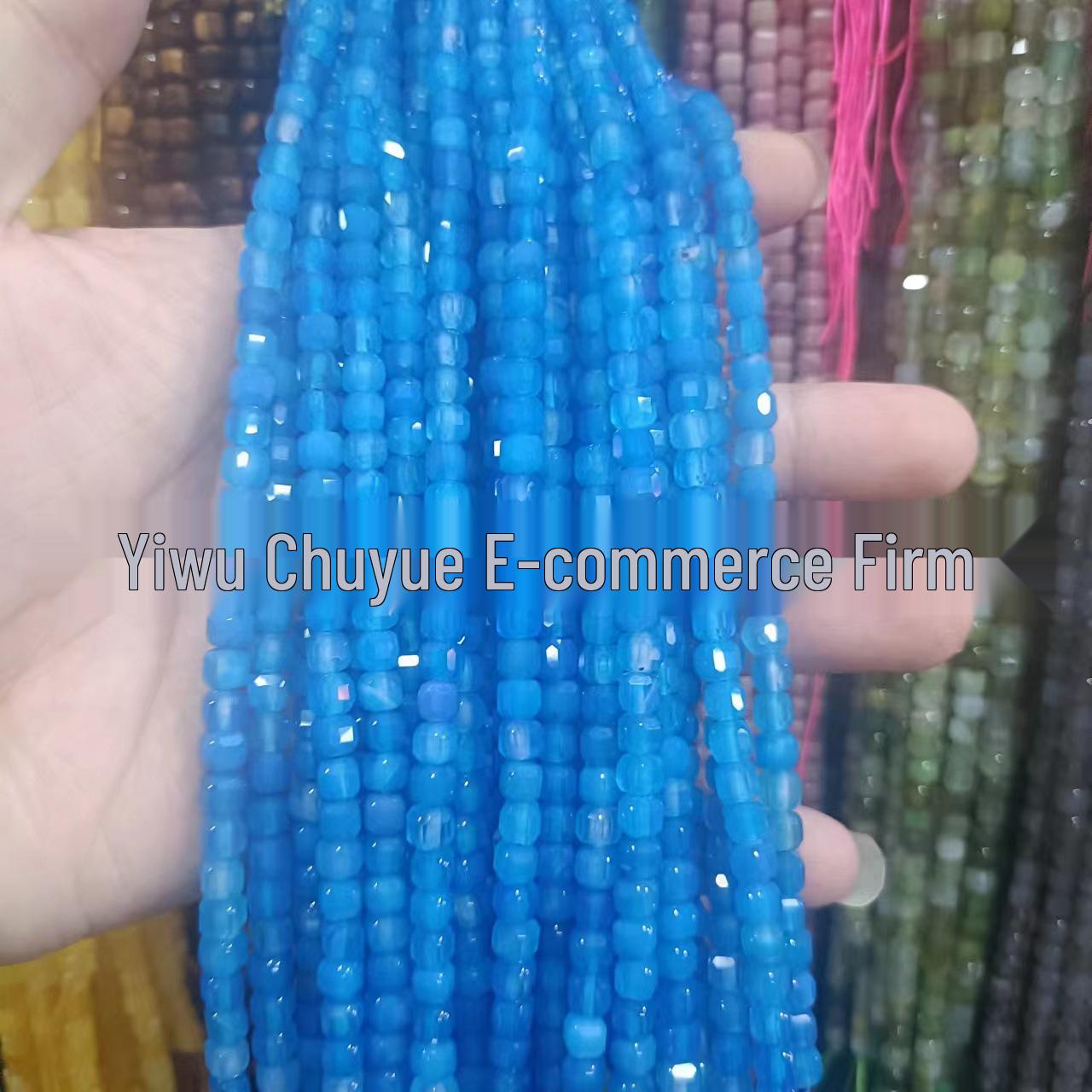 

Граненые кубики из натурального камня 6x6 мм для изготовления украшений своими руками 6mm (Approx. 61 beads per strand)