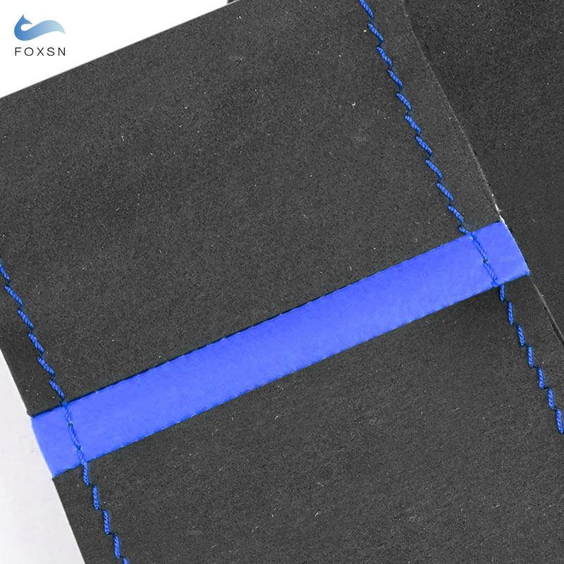 1.2mm Suede Leather Car Inner Steering Wheel Cover Trim For Dodge Challenger Charger 2015 2016 - Durango 2018