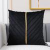 Decorative Velvet Pillow Cover Design Pleated Cushion Covers Pillowcase for Living Room Luxury High Quality Velvet Cushion Cover