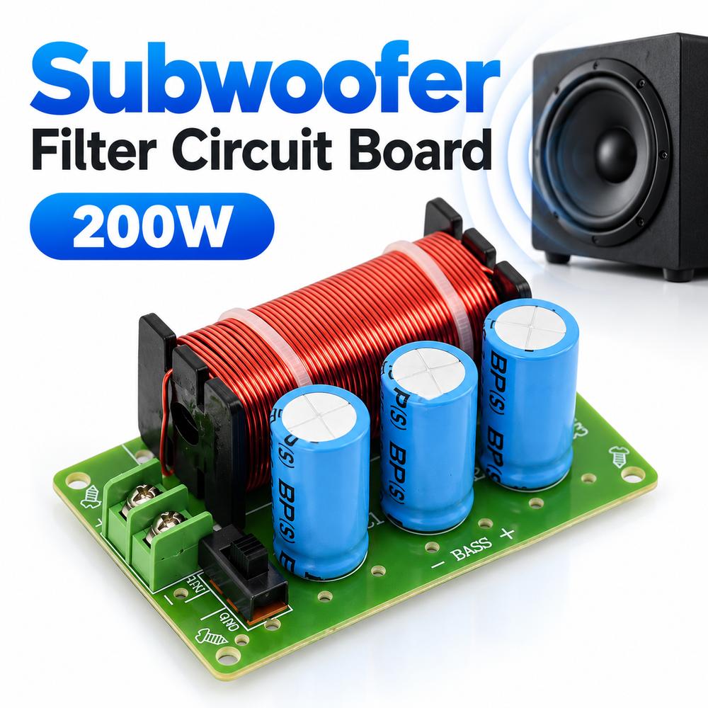 1Pcs Random Color Subwoofer Frequency Divider Subwoofer Crossover Board for Audio Video Equipment