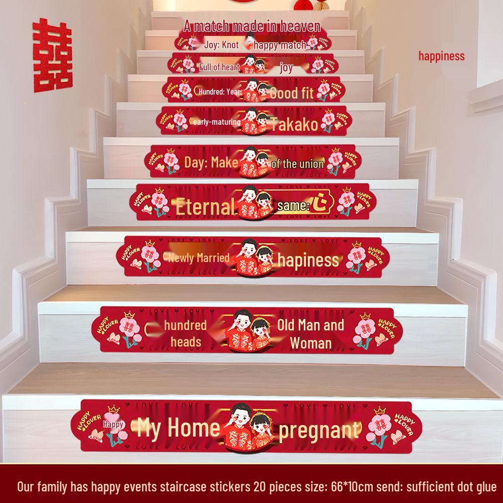 Wedding Stair Railing Decoration & Balloon Package for Handrails & Escalators