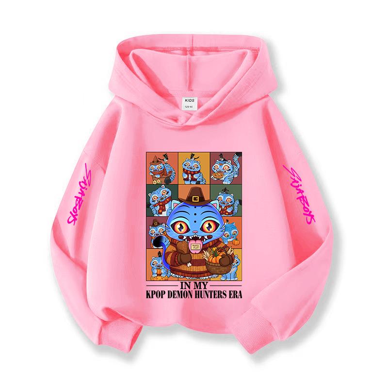 

2025 Популярный K-pop Рождественский Повседневный Детский Худи в Стиле Корейской Волны Топ для Девочек 100