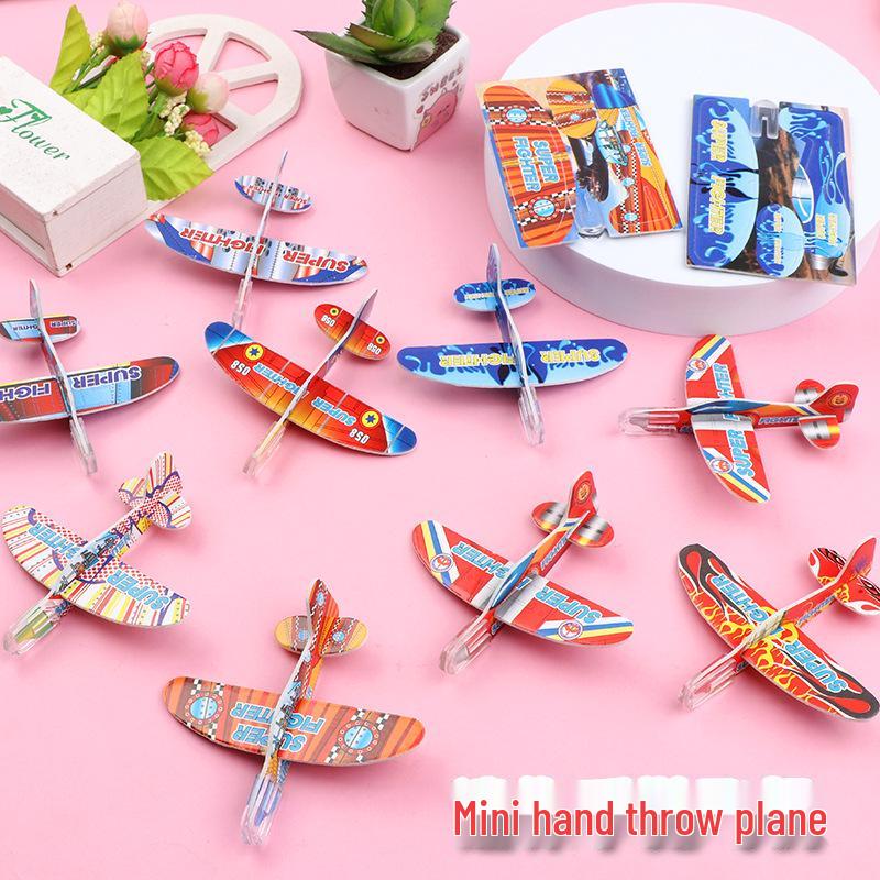 Mini Handheld Foam Airplane Toy - Cute, Thickened Version for Kids, Ideal for Boys' Birthdays