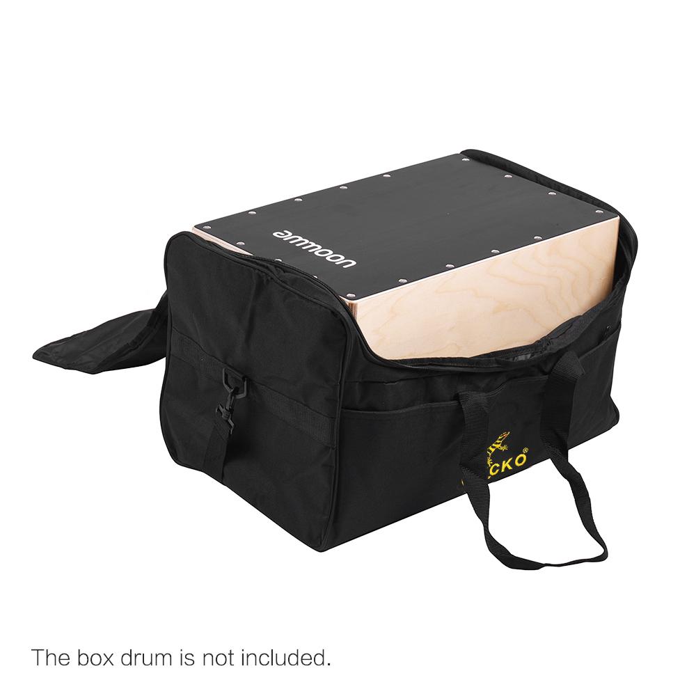 GECKO L03 Standard Adult Cajon Box Drum Bag Backpack Case 600D 5MM Cotton Padding with Carry Handle Shoulder Strap