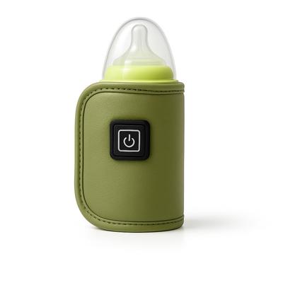 Aquecedor de Leite HapiChil [Design Fofo com Aparência de Couro] 4 Cores  Alimentado por USB  Aquecedor Portátil de Leite para Mamadeira de Bebê