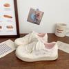 Breathable low-top board shoes spring new chic niche design student pink floral