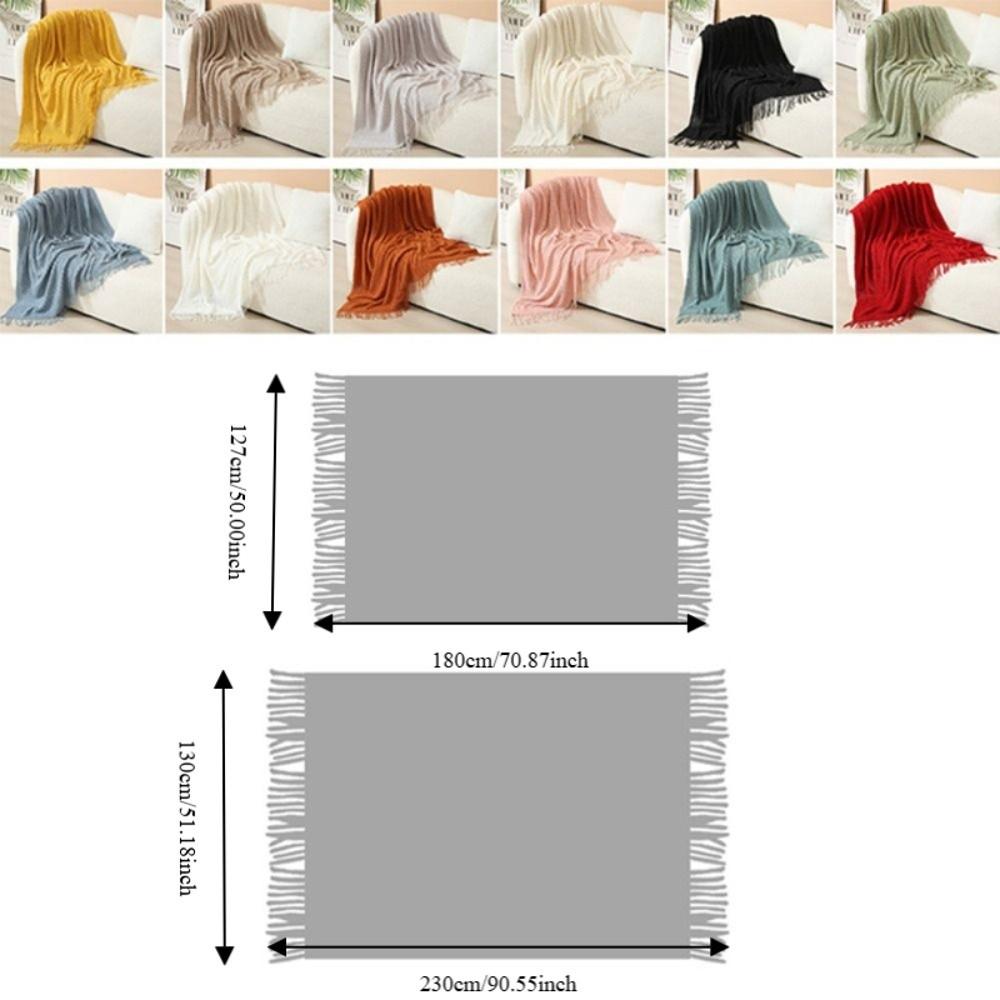 Atmungsaktive nordische Strickdecke Hautfreundliche Nickerchen-Decke Universelle Sofa-Karodecke Hotel