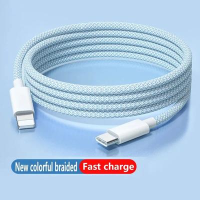 IPhone 13 Datakabel PD20W Snel Opladen Type-c Gevlochten Kabel Geschikt voor Samsung IPhone13 14promax Oplaadkabels