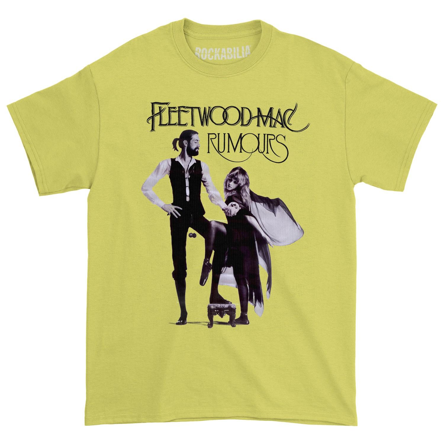 Men s Fleetwood Mac Rumours T-shirt Medium Yellow M