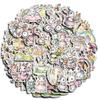 60Pcs Cute Easter Bunny Stickers, Cartoon Aesthetic Waterproof Decals for iPad, Phone Case, Laptop, Journal DIY Decor