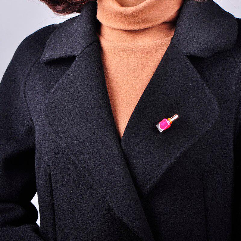 Blucome Beautiful Enamel Nail Polish Style Brooch Pin Gold Color Jewelry Women Girls Clothes Bag Scarf Accessories Scarf Buckles