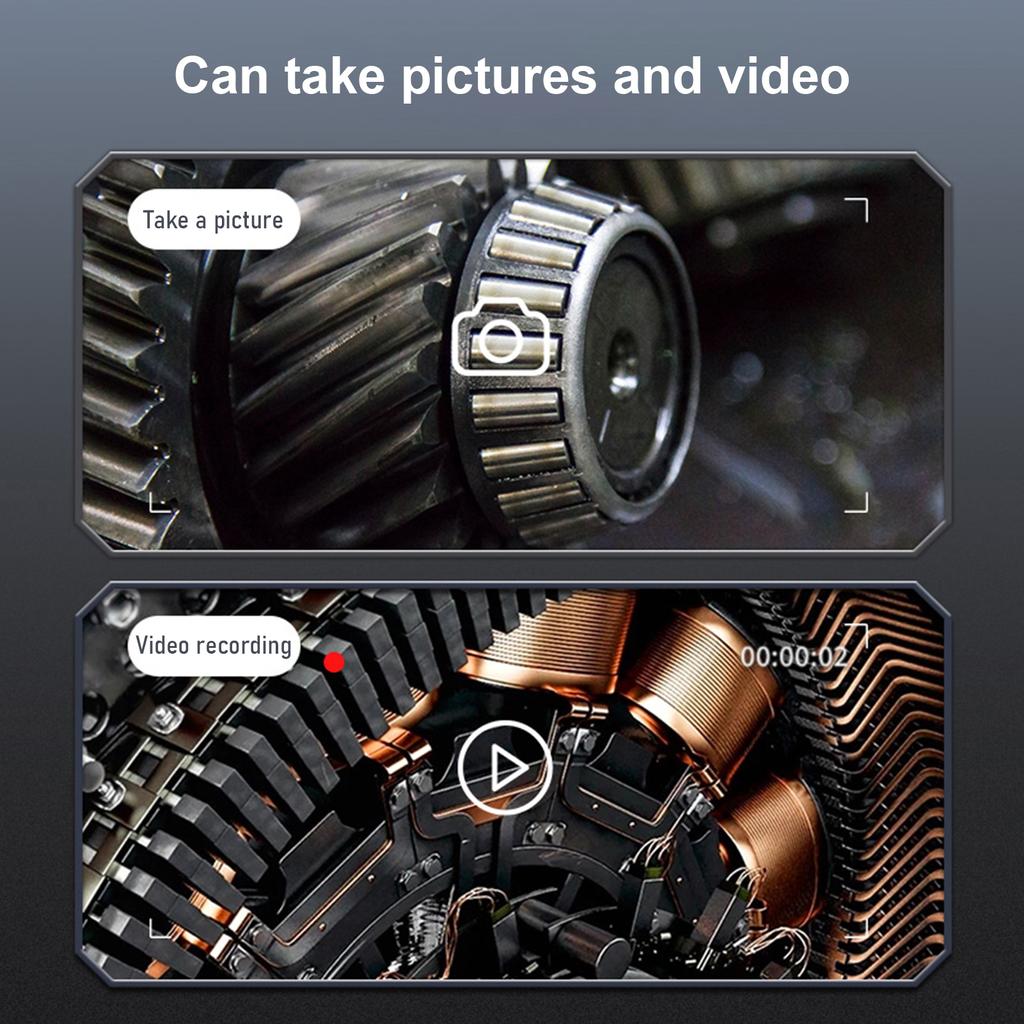 1080P Sewer Inspection Camera with 4.5 Inch IPS Screen Monitor Borescope Camera with LED Fill Light